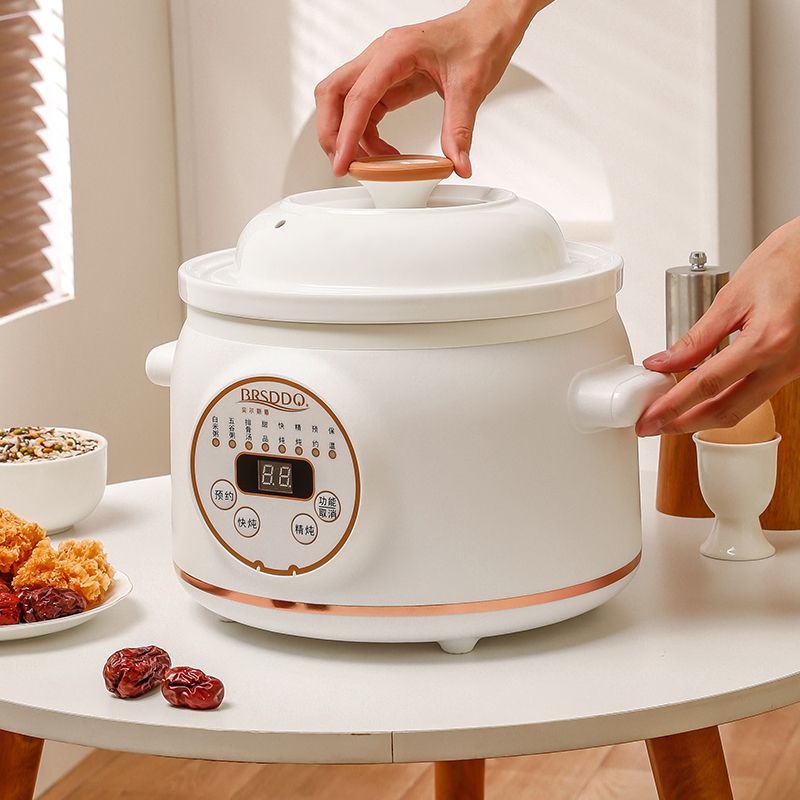 Baby Food Youtube - Elektrische stoofpot Multifunctionele keramische huishoudelijke soeppan