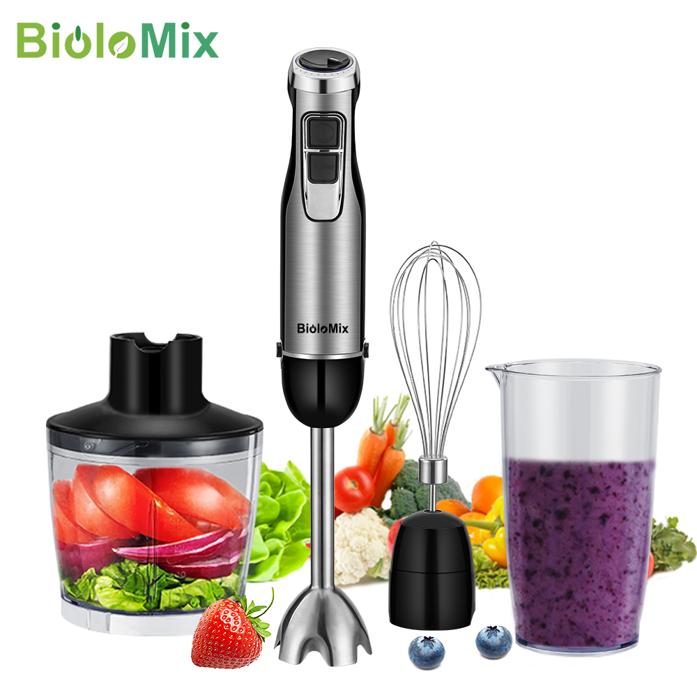 Baby Food Processor Philips - Biolomix 1200W 4-In-1 Handstaafmixer Mixer Groentevleesmolen
