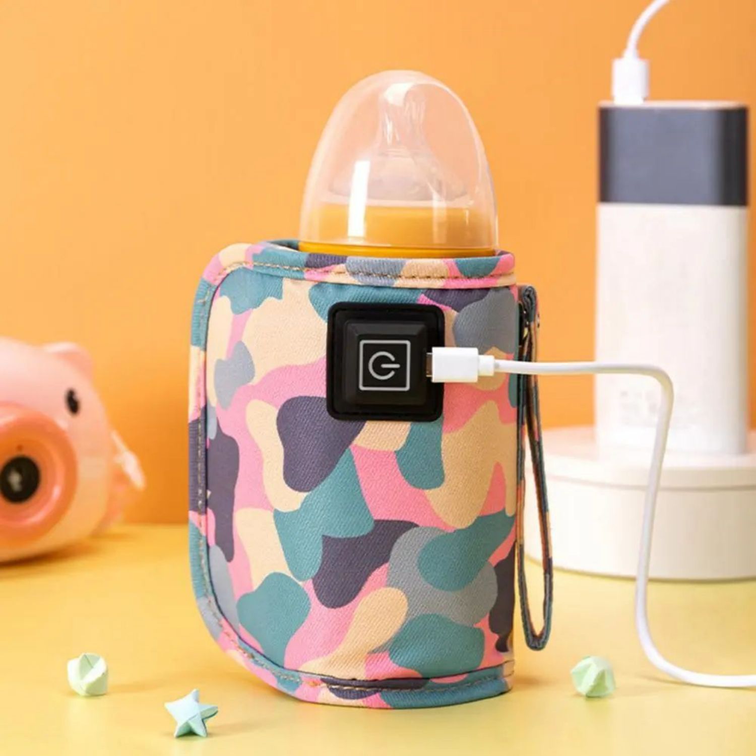 Baby Food Zubereiter - USB Melk Water Warmer Reiskinderwagen Geïsoleerde