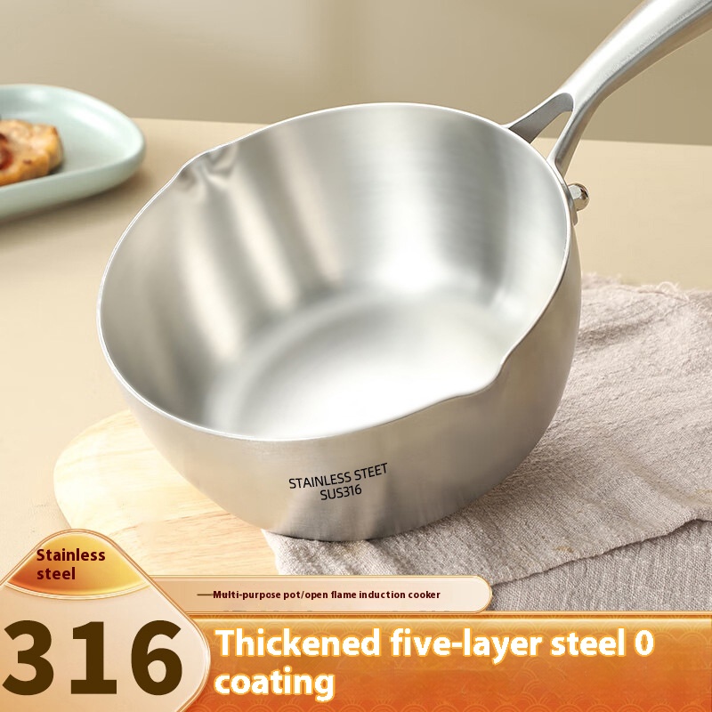 Baby Food Stew - 316 roestvrijstalen pot verdikking non-stick alles-in-één