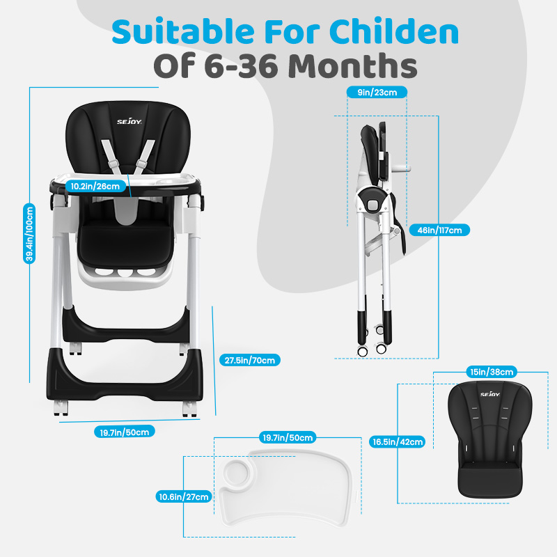 Sejoy Baby Eetstoel Verstelbaa - Baby Food Chair recensie en prijs
