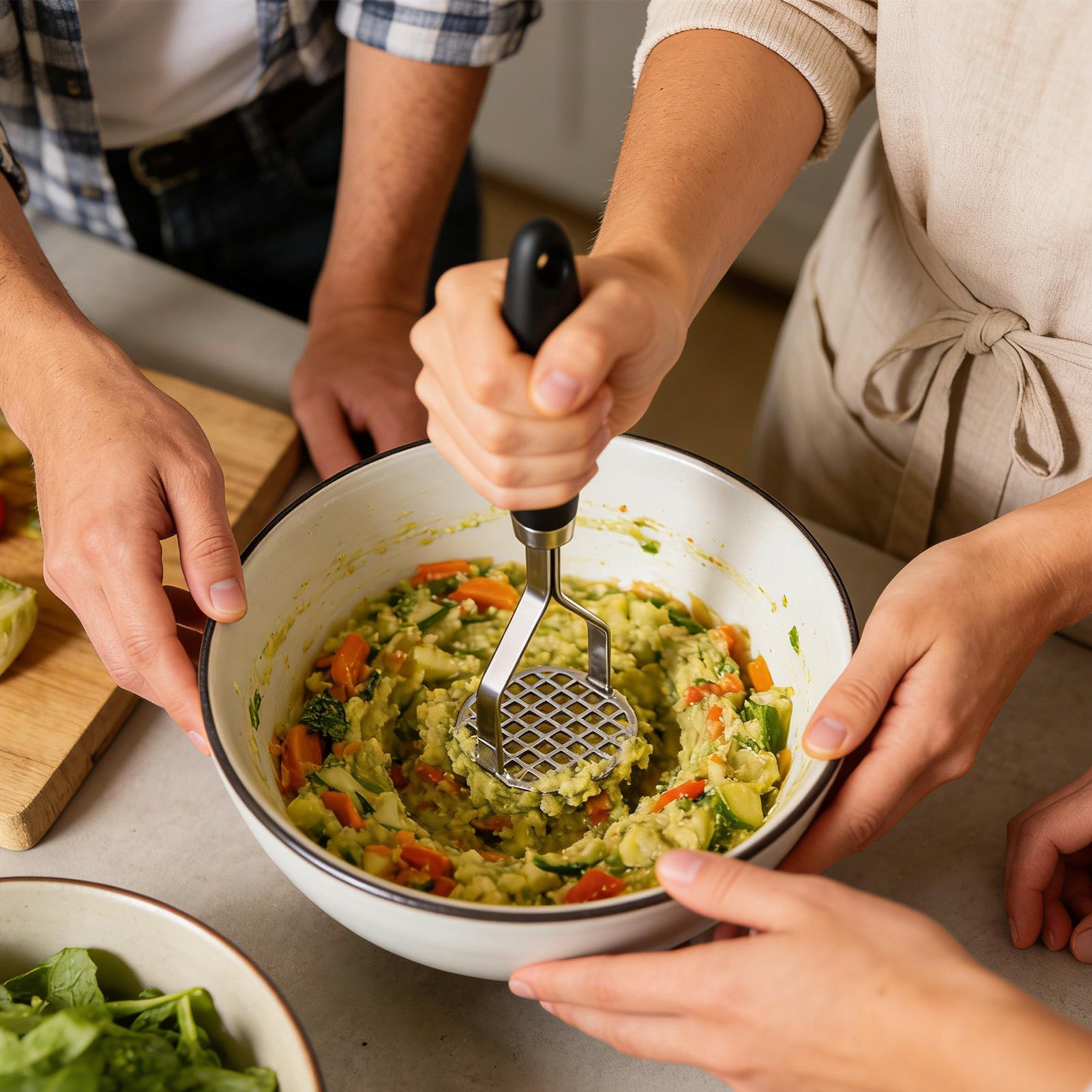 Aardappelstamper, handmatige g - Baby Food In Restaurant recensie en prijs
