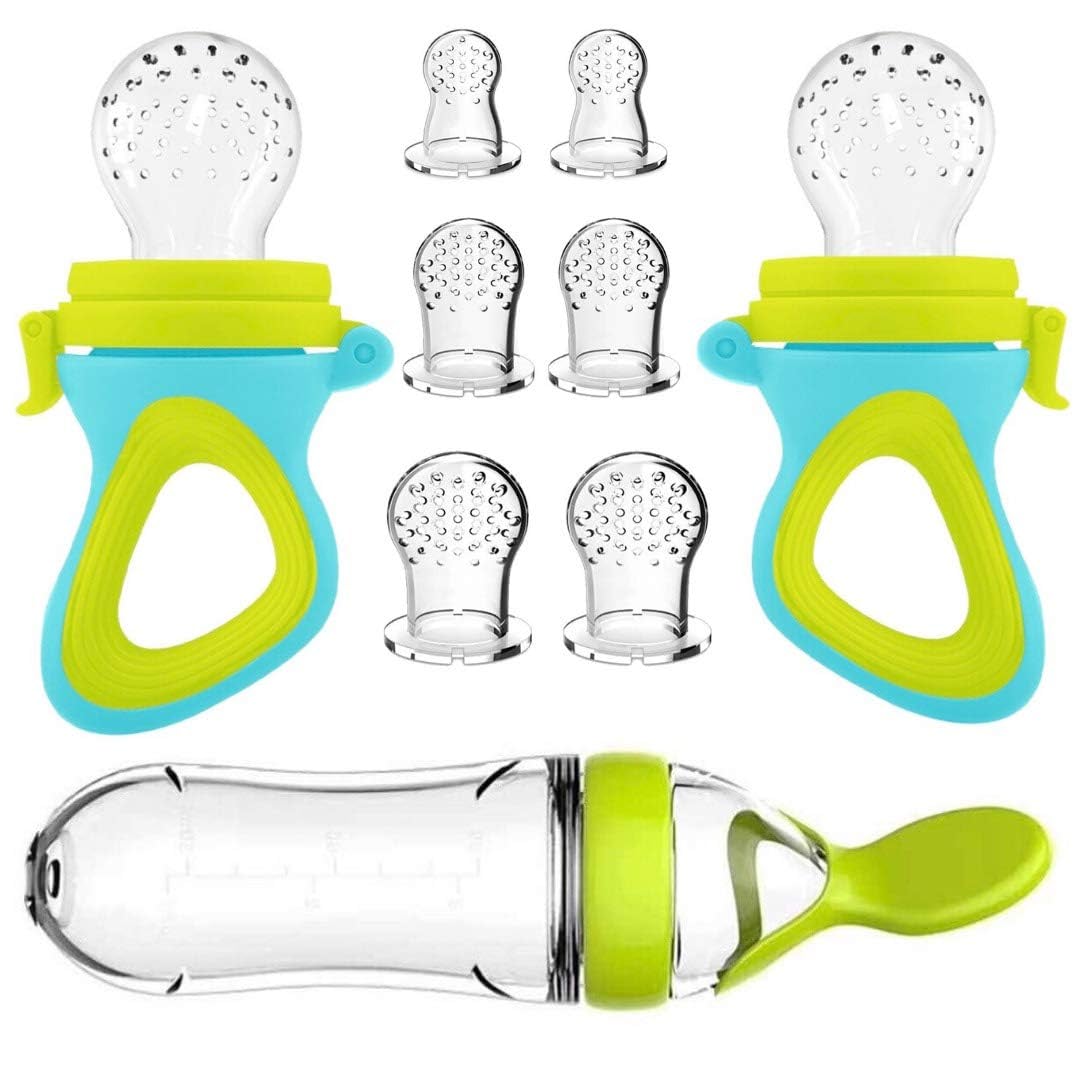 Knijpen Zuigfles Cup Siliconen - Baby Food Dispensing Spoon recensie en prijs