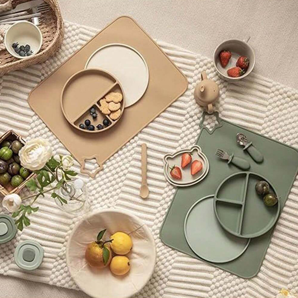 1PCS eenvoudige siliconen plac - Baby Food In Restaurant recensie en prijs