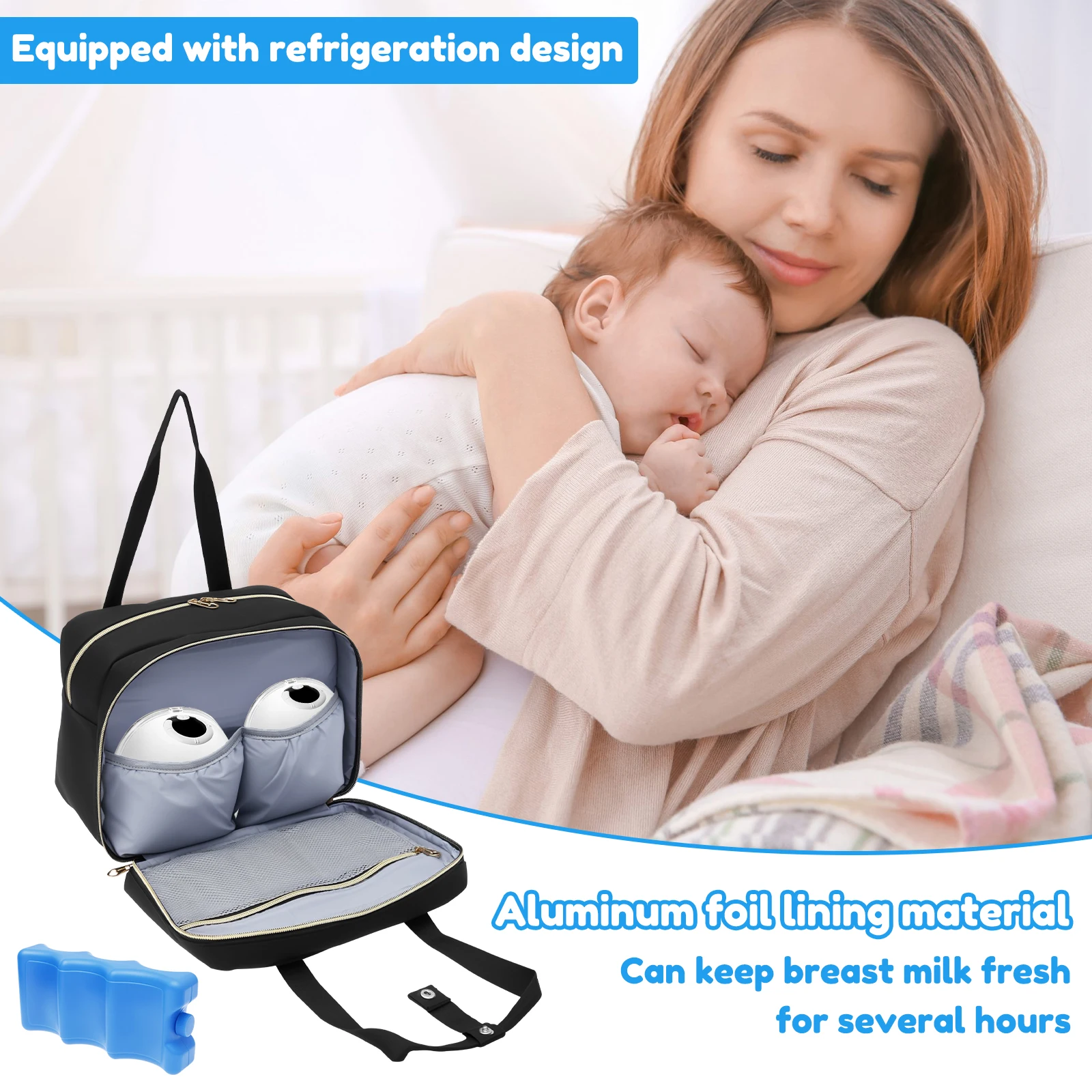 Opbergtas voor borstkolven met - Baby Food Stuff recensie en prijs