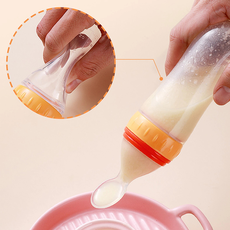 Knijpen Zuigfles Siliconen Pas - Baby Food Dispensing Spoon recensie en prijs