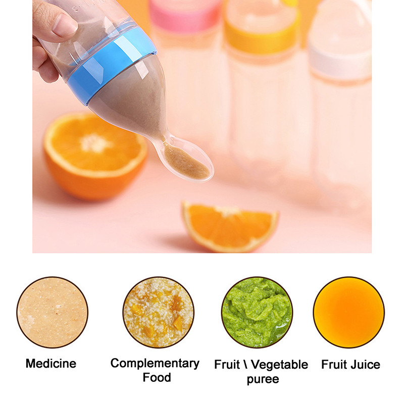 Knijpen Zuigfles Siliconen Pas - Baby Food Dispensing Spoon recensie en prijs