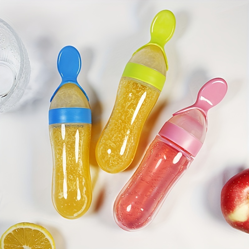 Siliconen babyfles met lepel,  - Baby Food Dispensing Spoon recensie en prijs