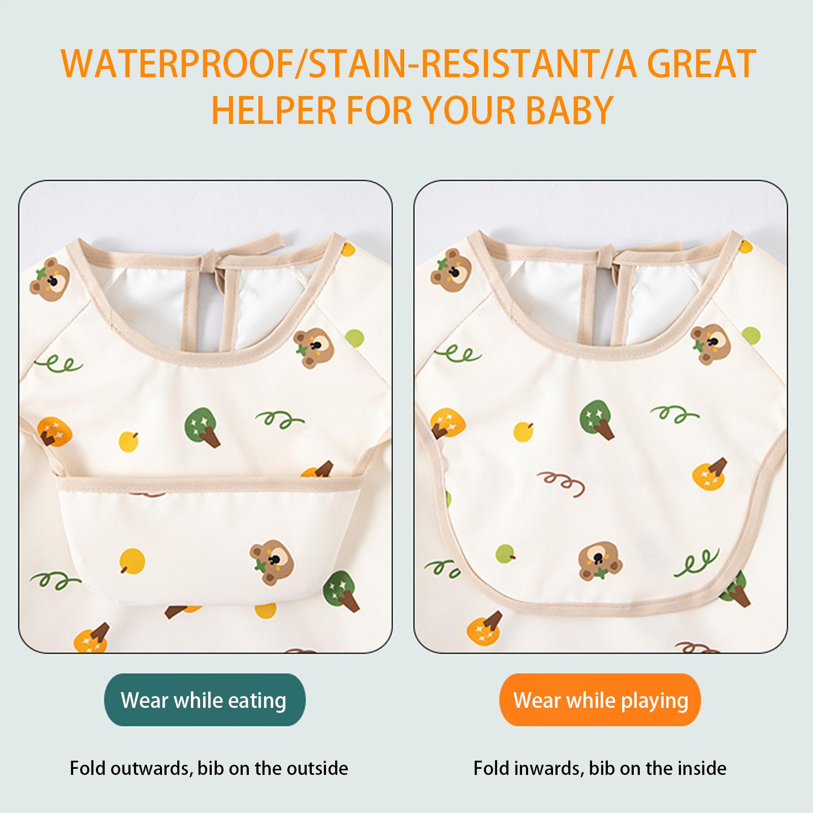 Kindersmock-slab Zacht Verstel - Baby Food In Restaurant recensie en prijs