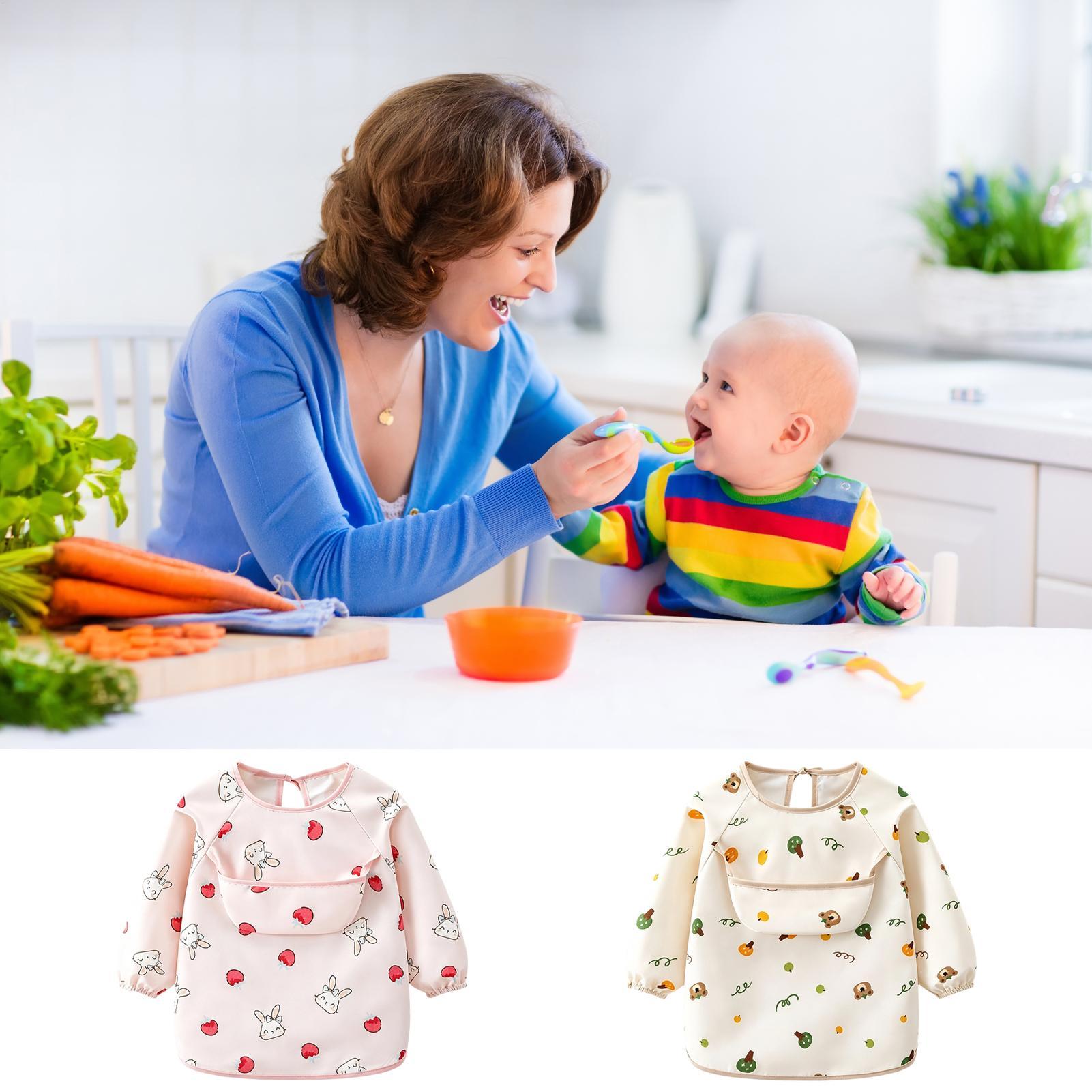 Kindersmock-slab Zacht Verstel - Baby Food In Restaurant recensie en prijs