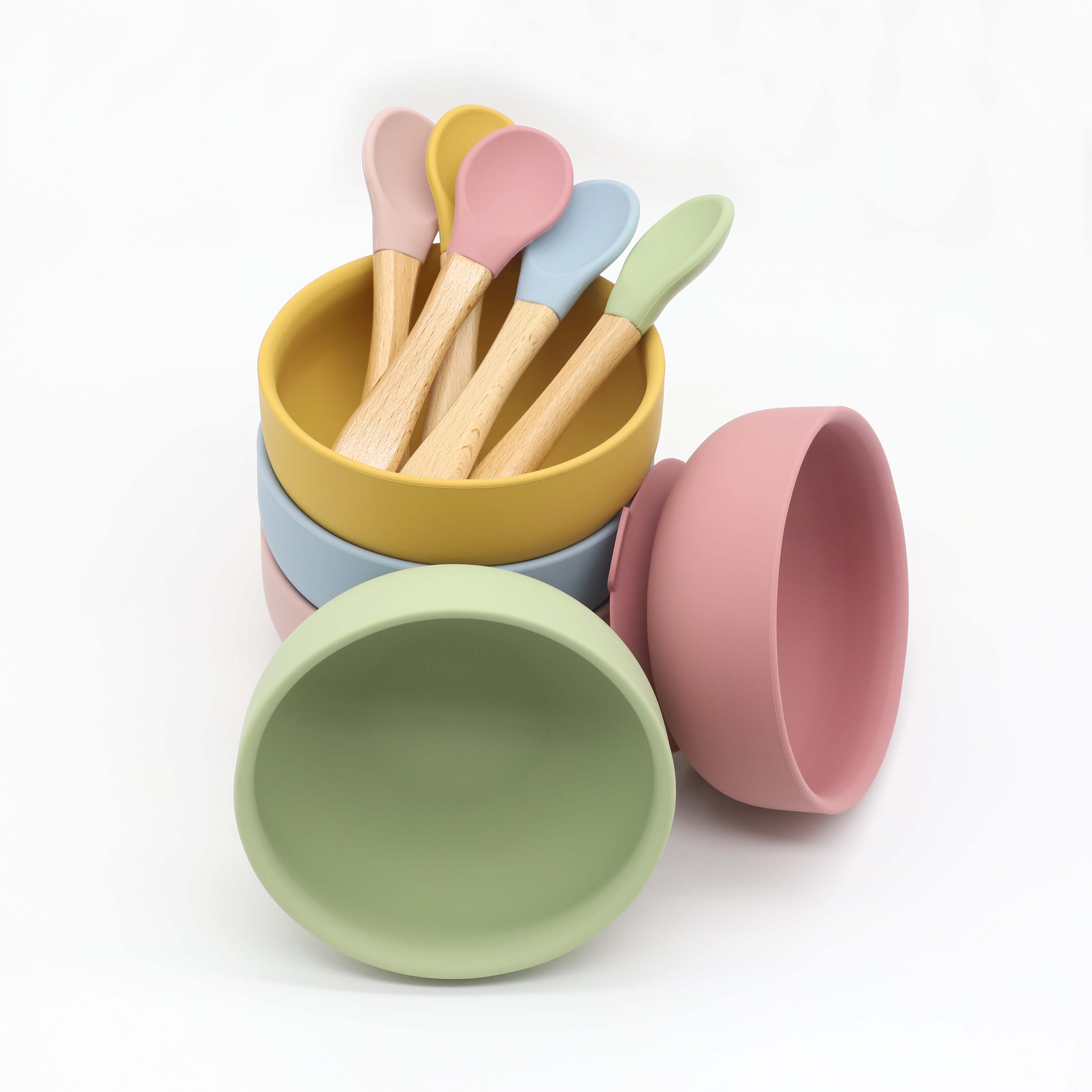 Siliconen kom met zuignap, lep - Baby Food Dispensing Spoon recensie en prijs